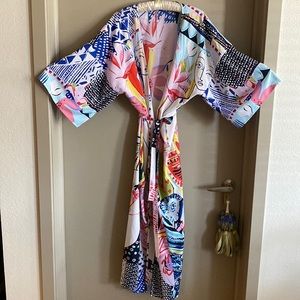 Abstract Print Kimono